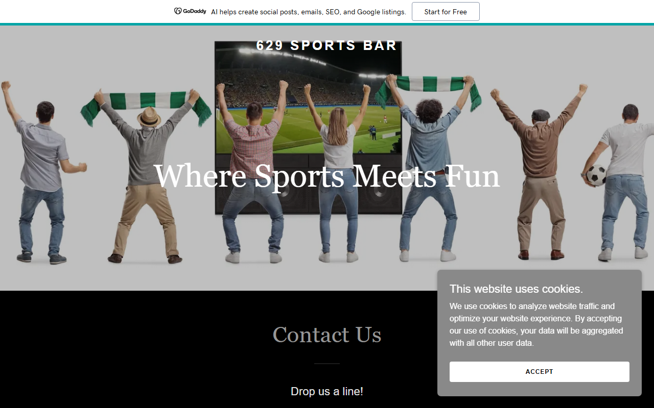 629sportsbar.com screenshot