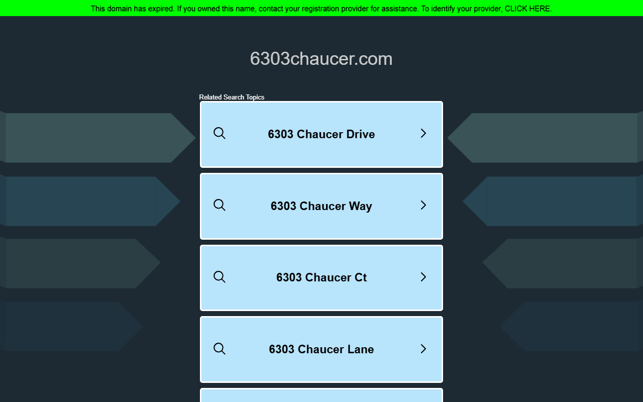 6303chaucer.com screenshot
