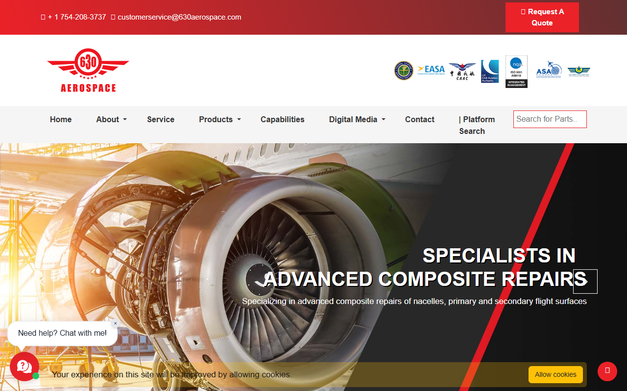 630aerospace.com screenshot