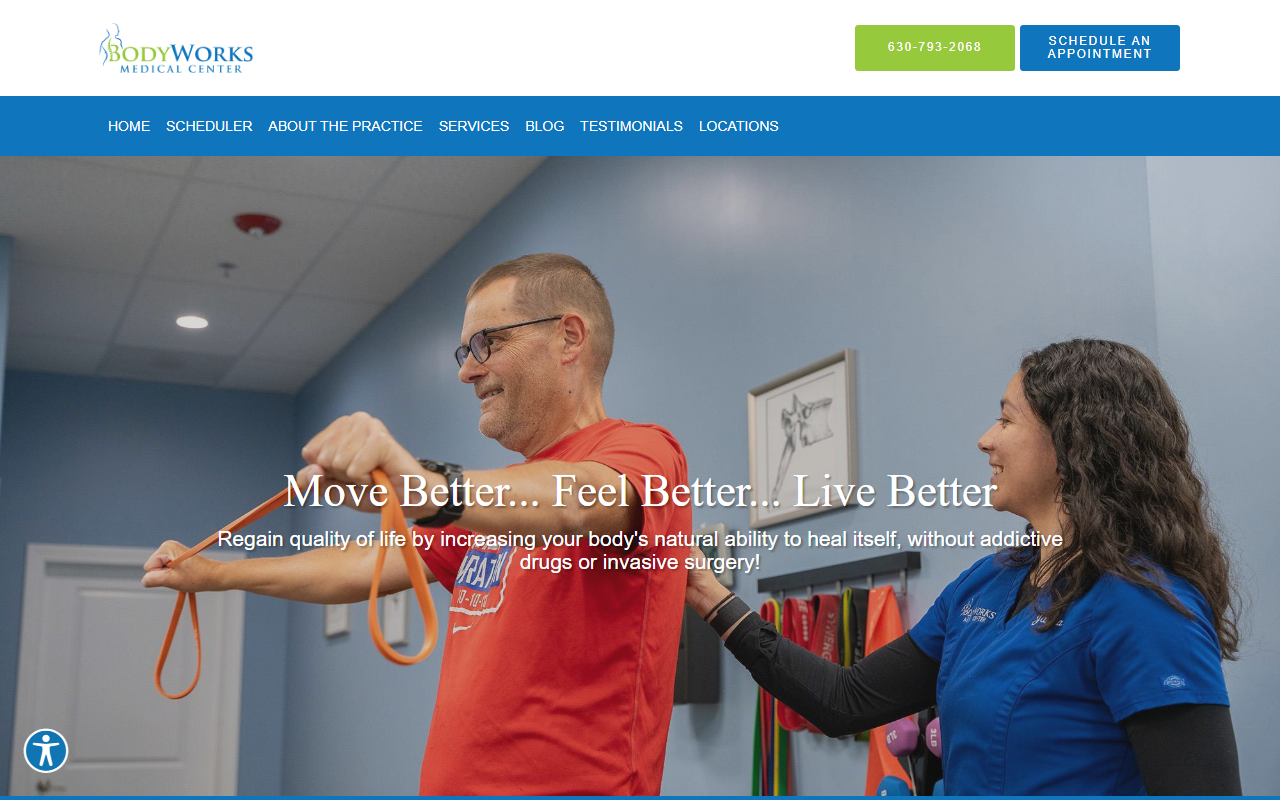 630chiropractor.com screenshot