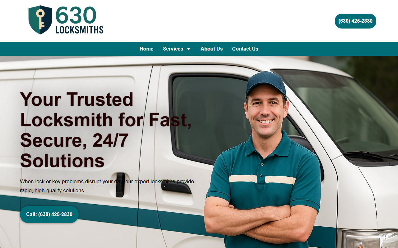 630locksmiths.com screenshot
