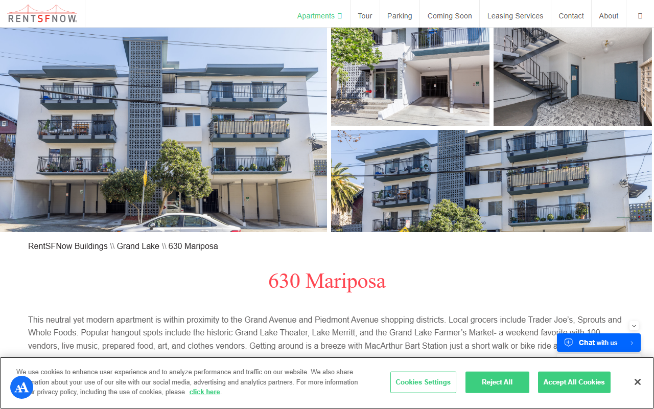 630mariposa.com screenshot
