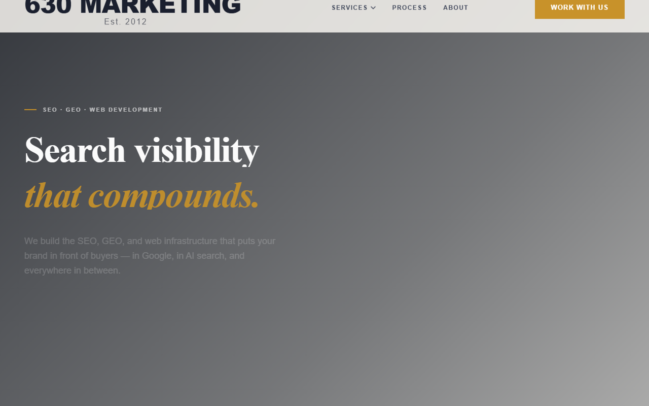 630marketing.com screenshot