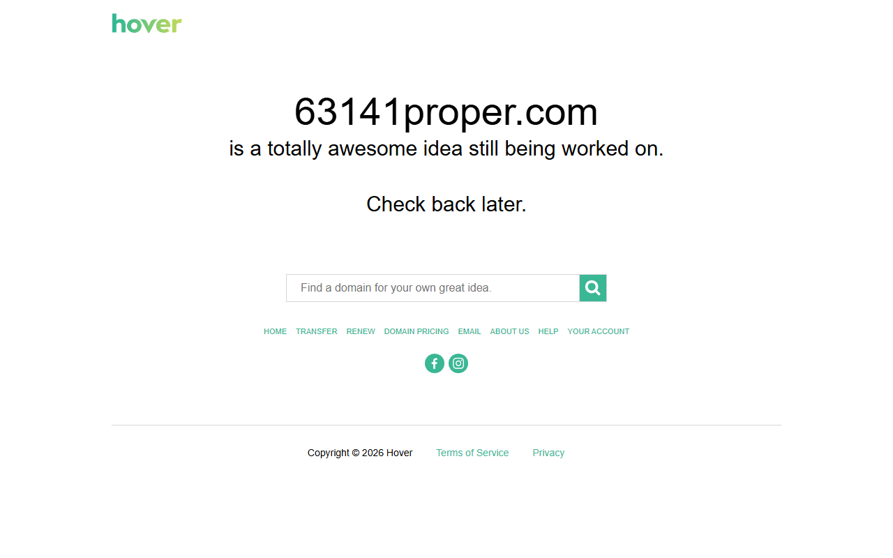 63141proper.com screenshot