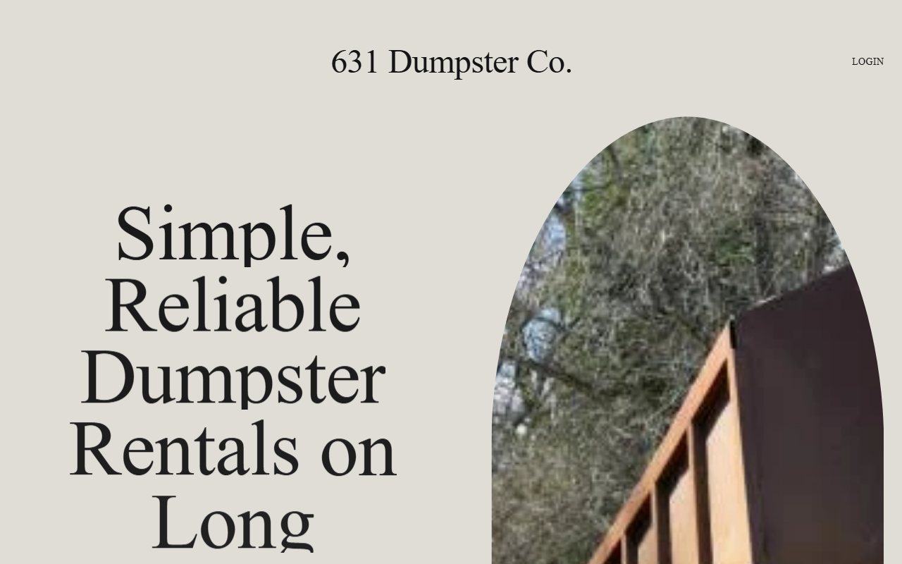 631dumpsterco.com screenshot