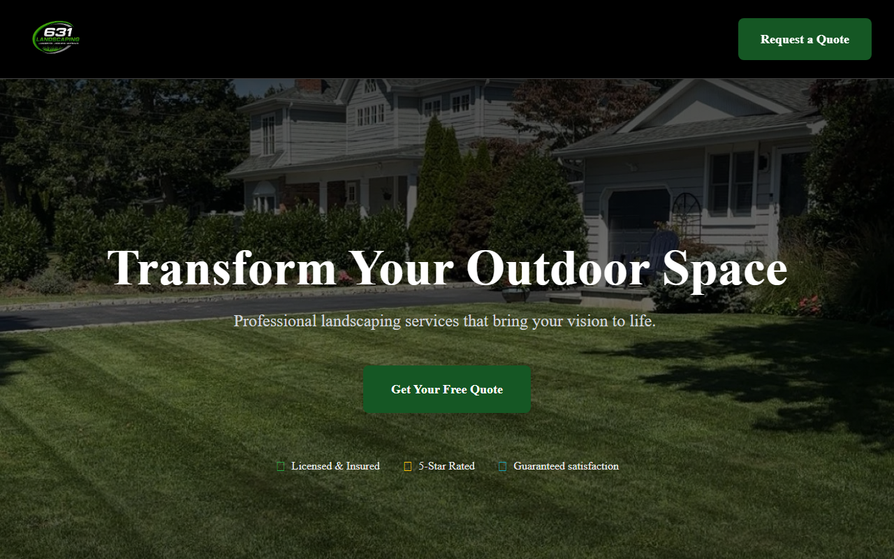 631landscaping.com screenshot