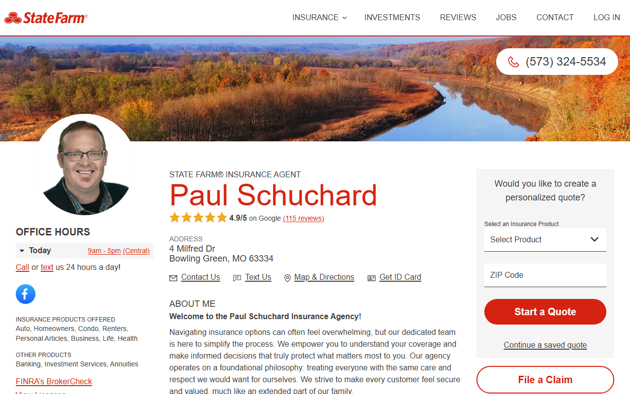 63334-insurance.com screenshot
