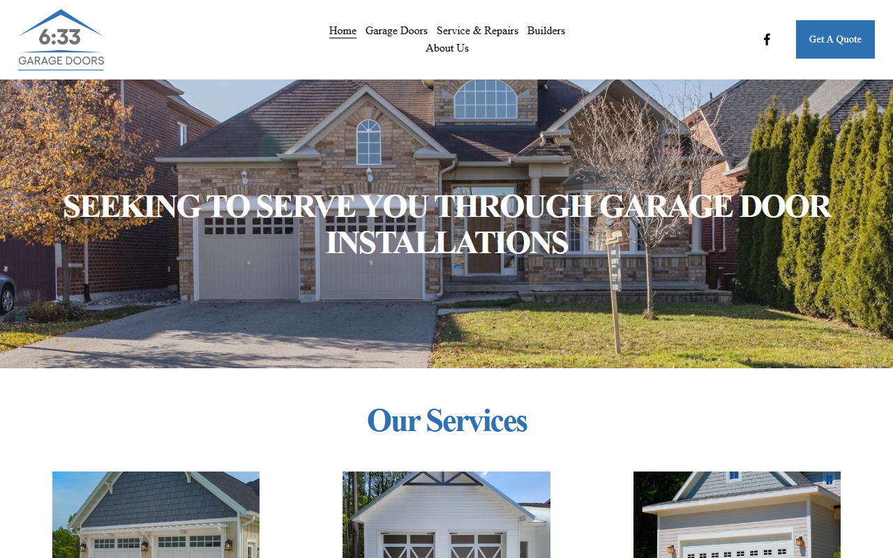 633garagedoors.com screenshot