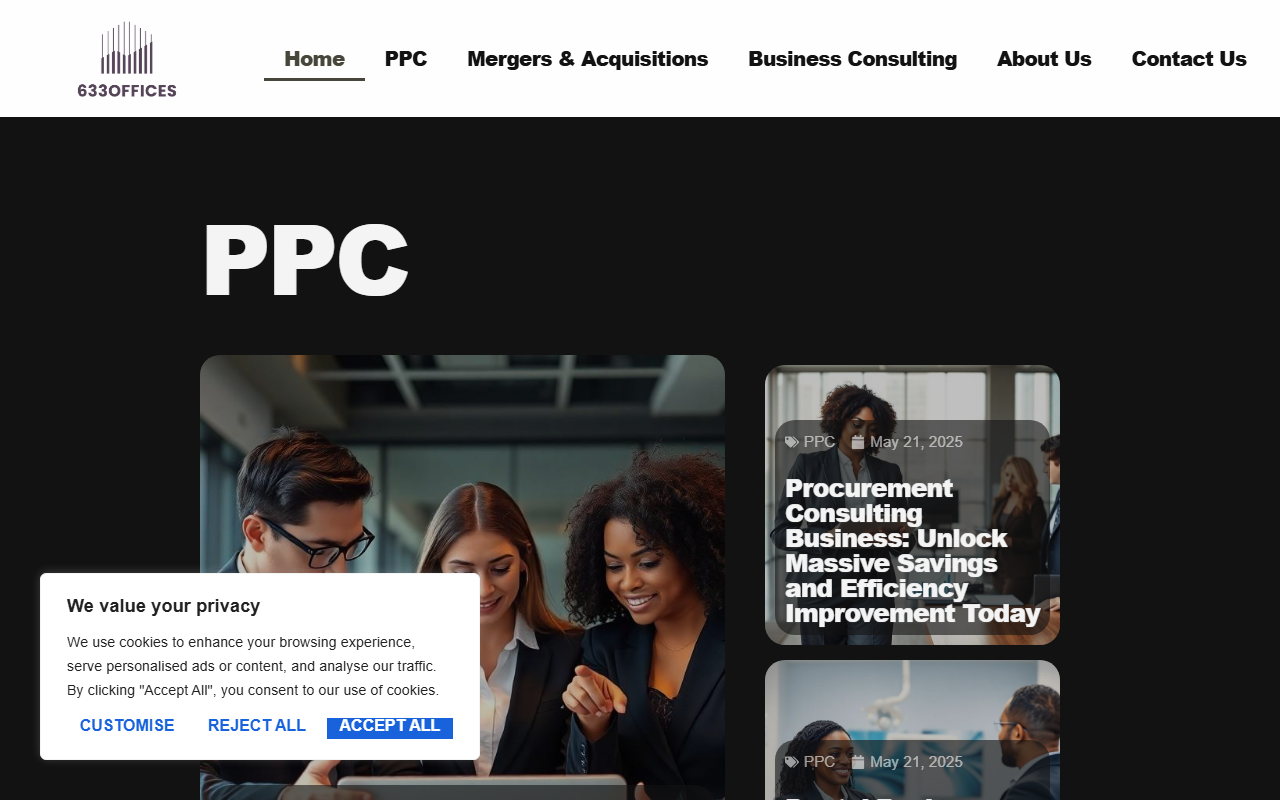 633offices.com screenshot