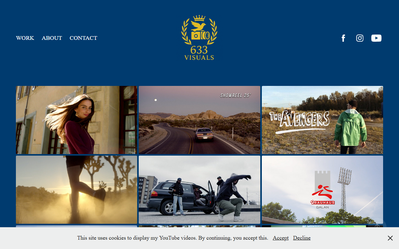 633visuals.com screenshot