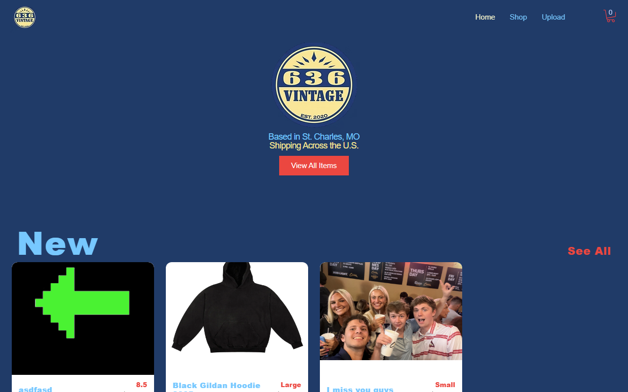 636vintage.com screenshot