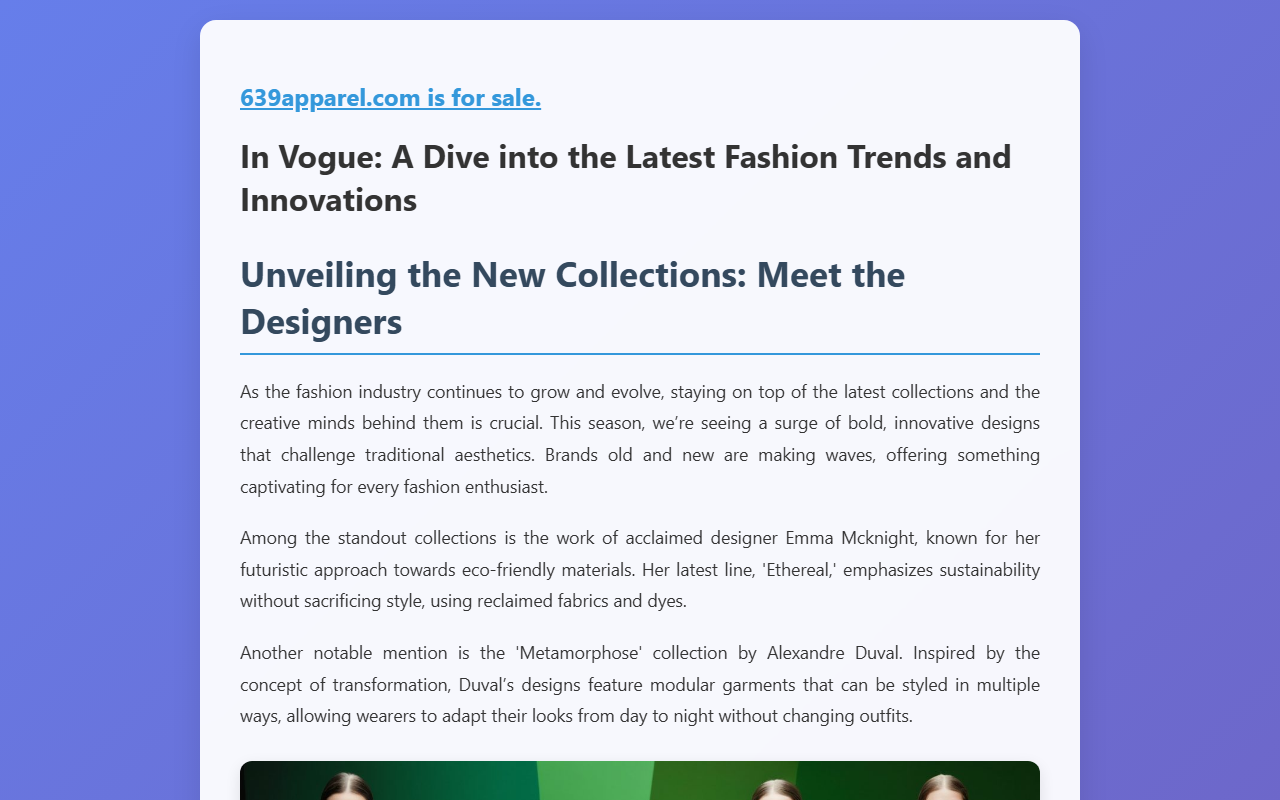 639apparel.com screenshot