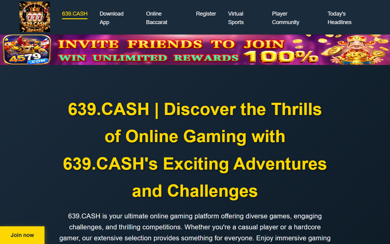 639cashgaming.com screenshot