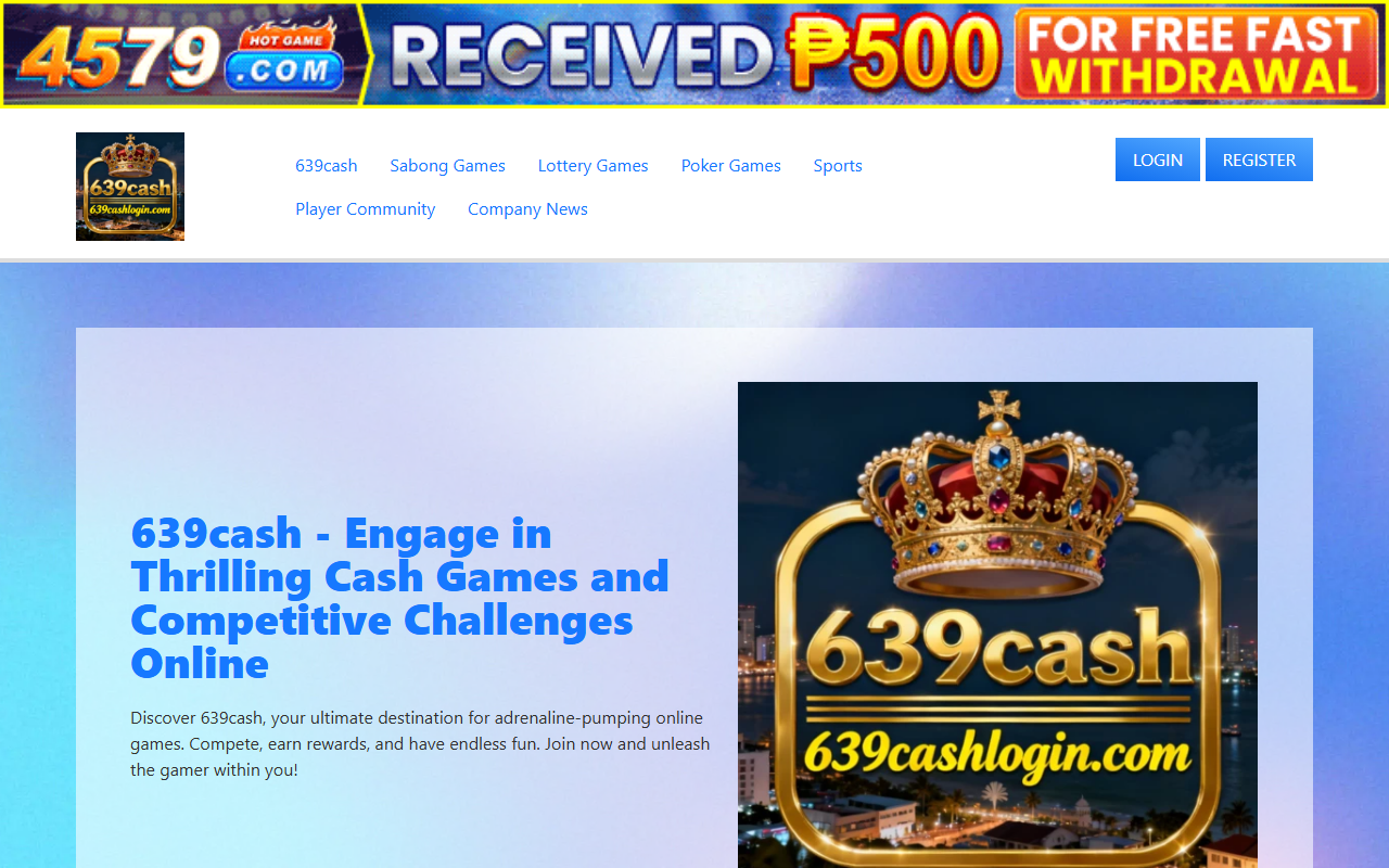 639cashlogin.com screenshot