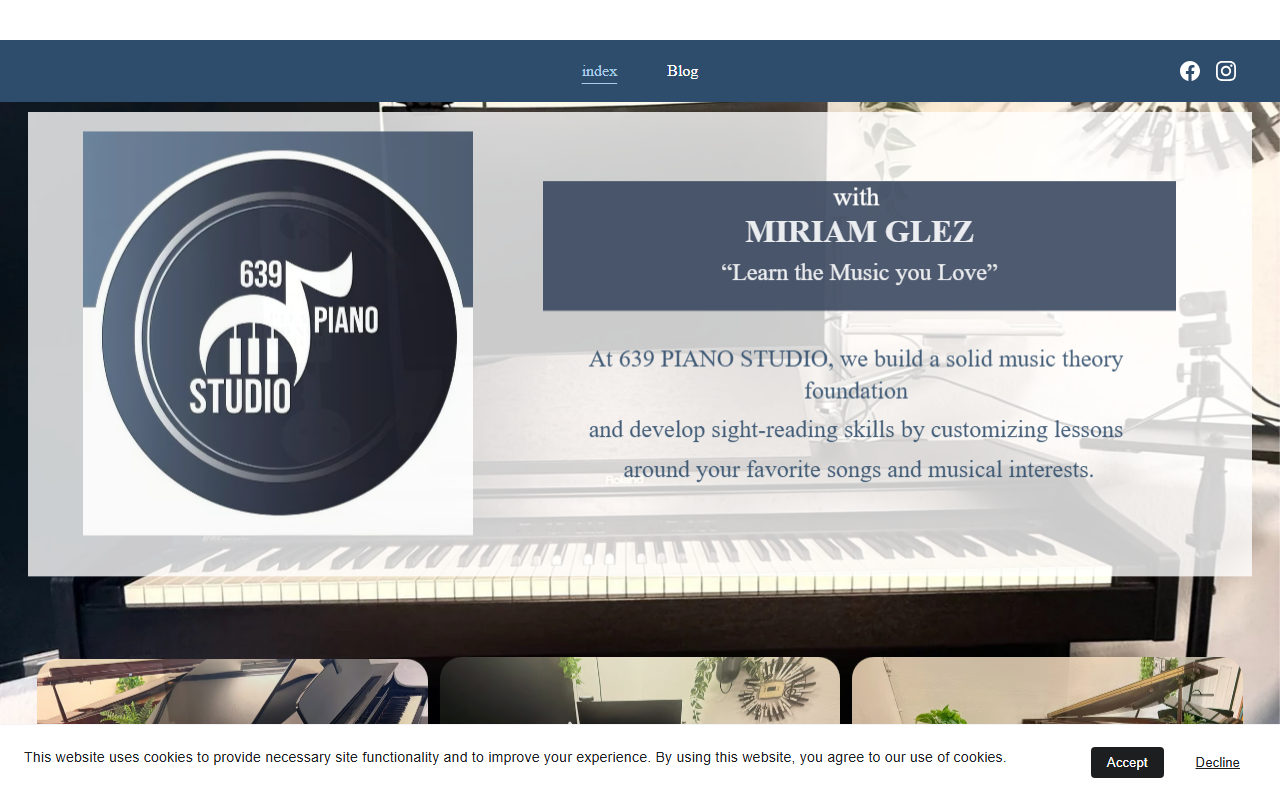 639pianostudio.com screenshot