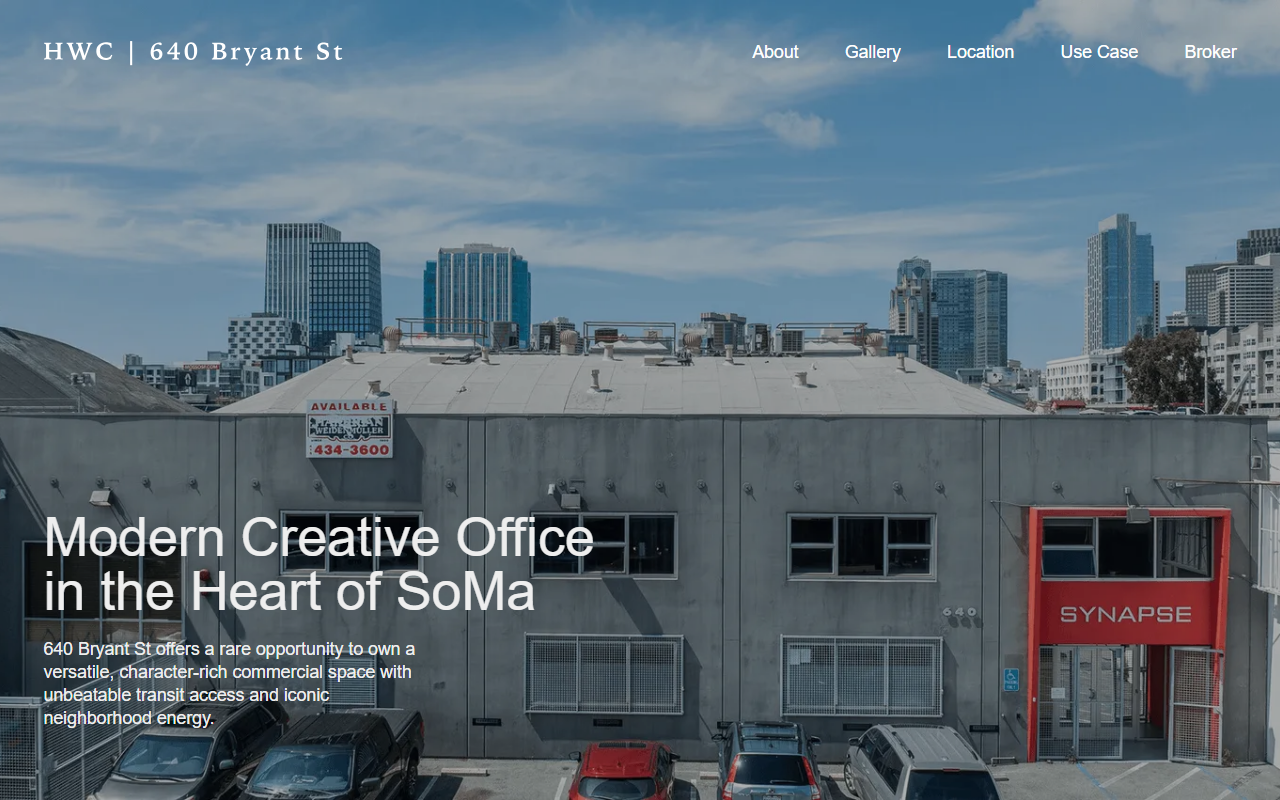 640bryantstreet.com screenshot