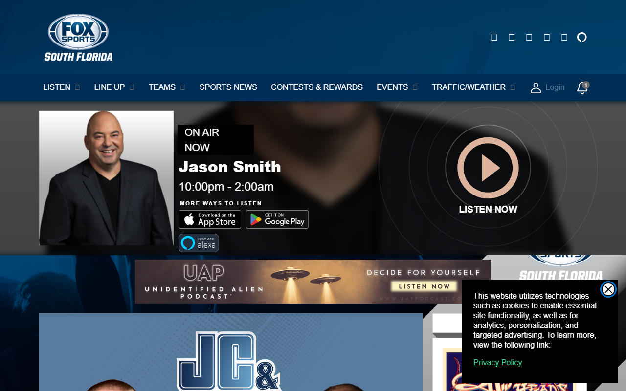 640thehurricane.com screenshot