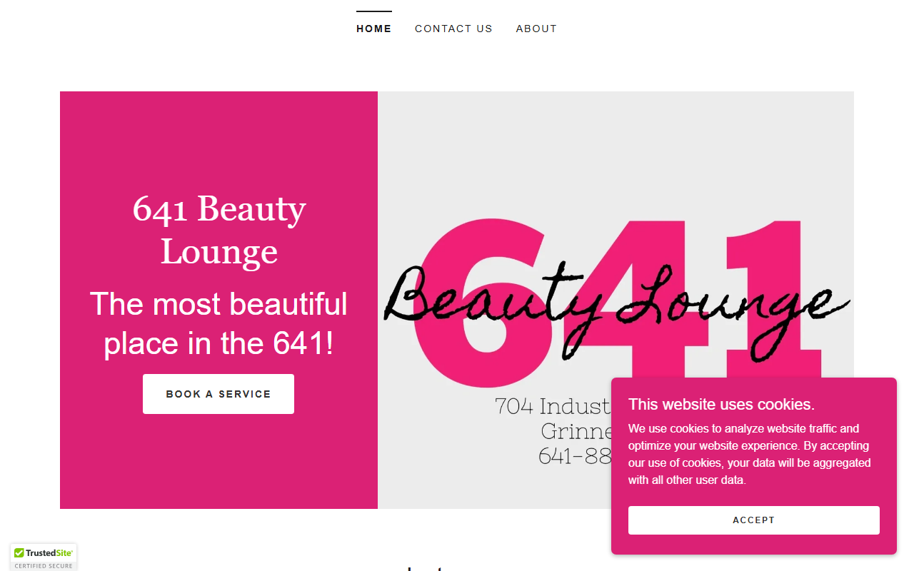 641beautylounge.com screenshot