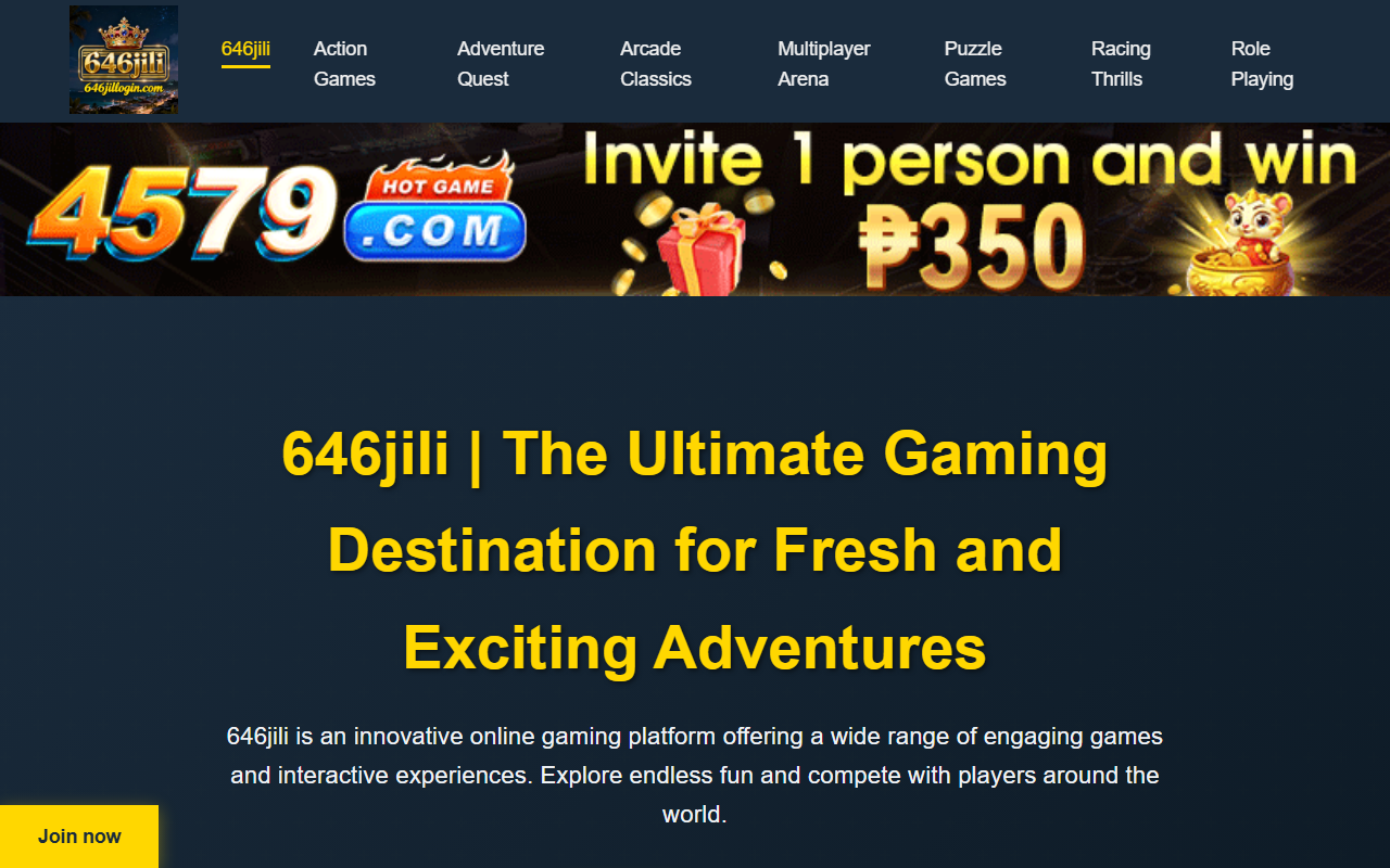 646jililogin.com screenshot