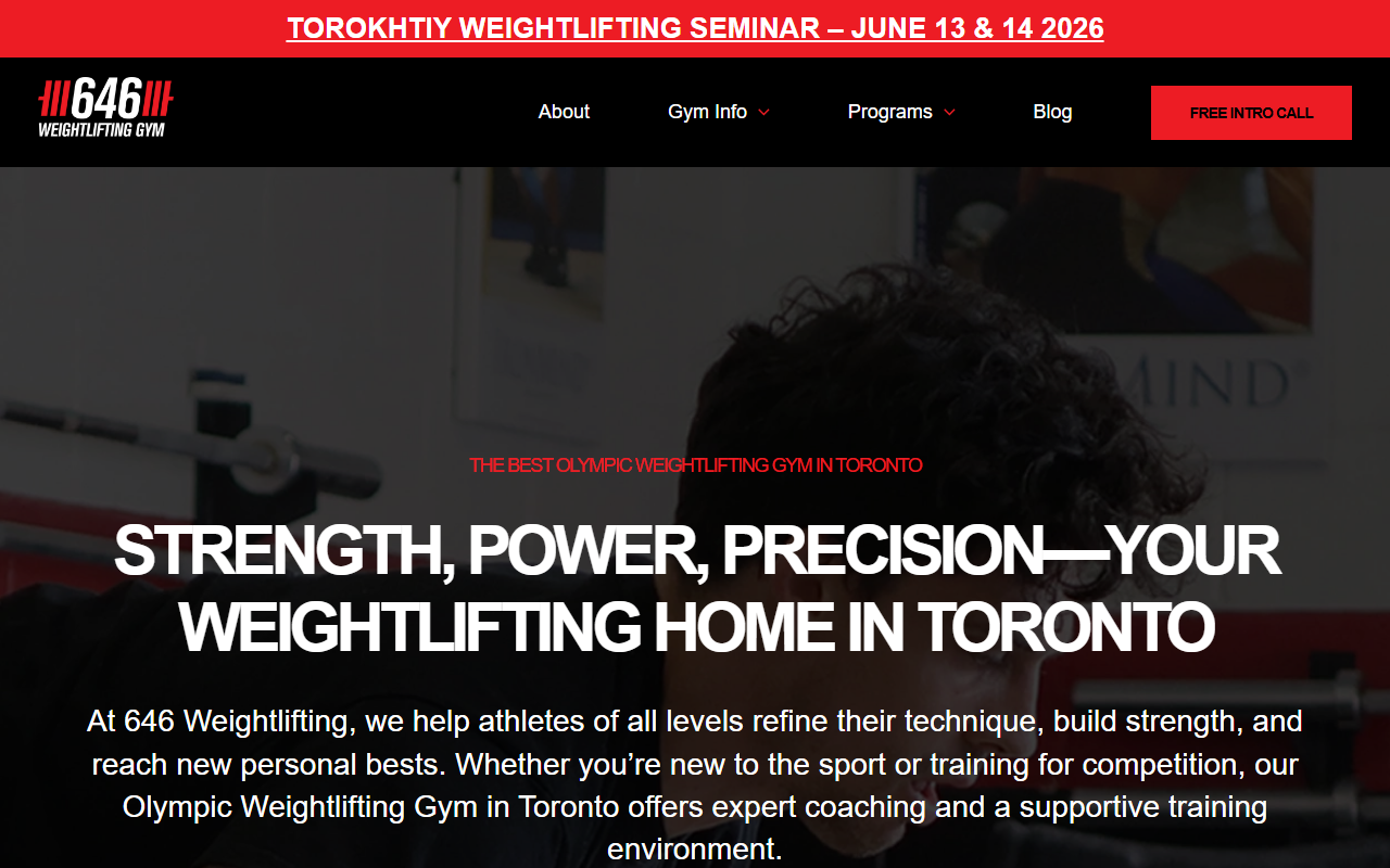 646weightlifting.com screenshot
