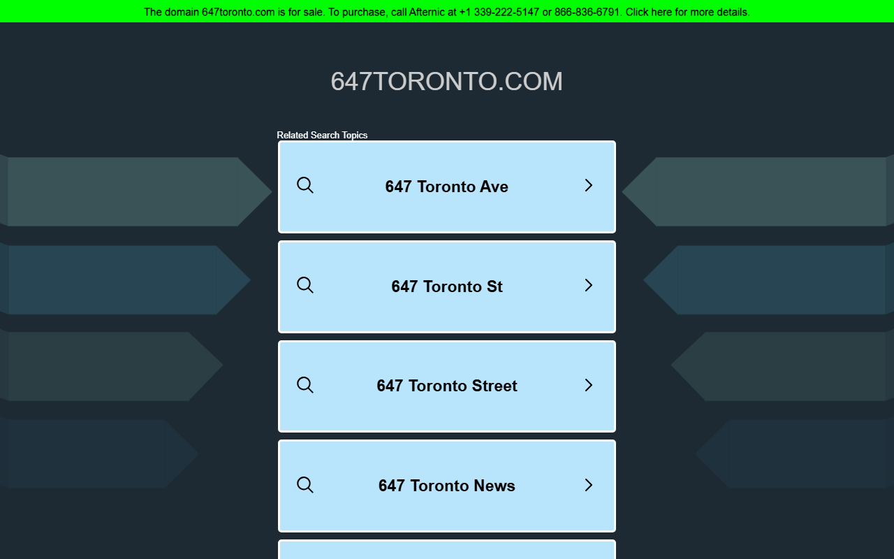 647toronto.com screenshot