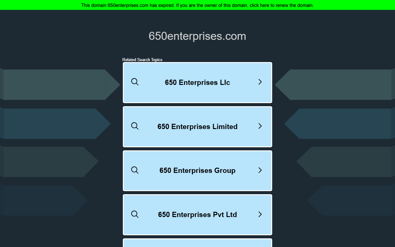650enterprises.com screenshot