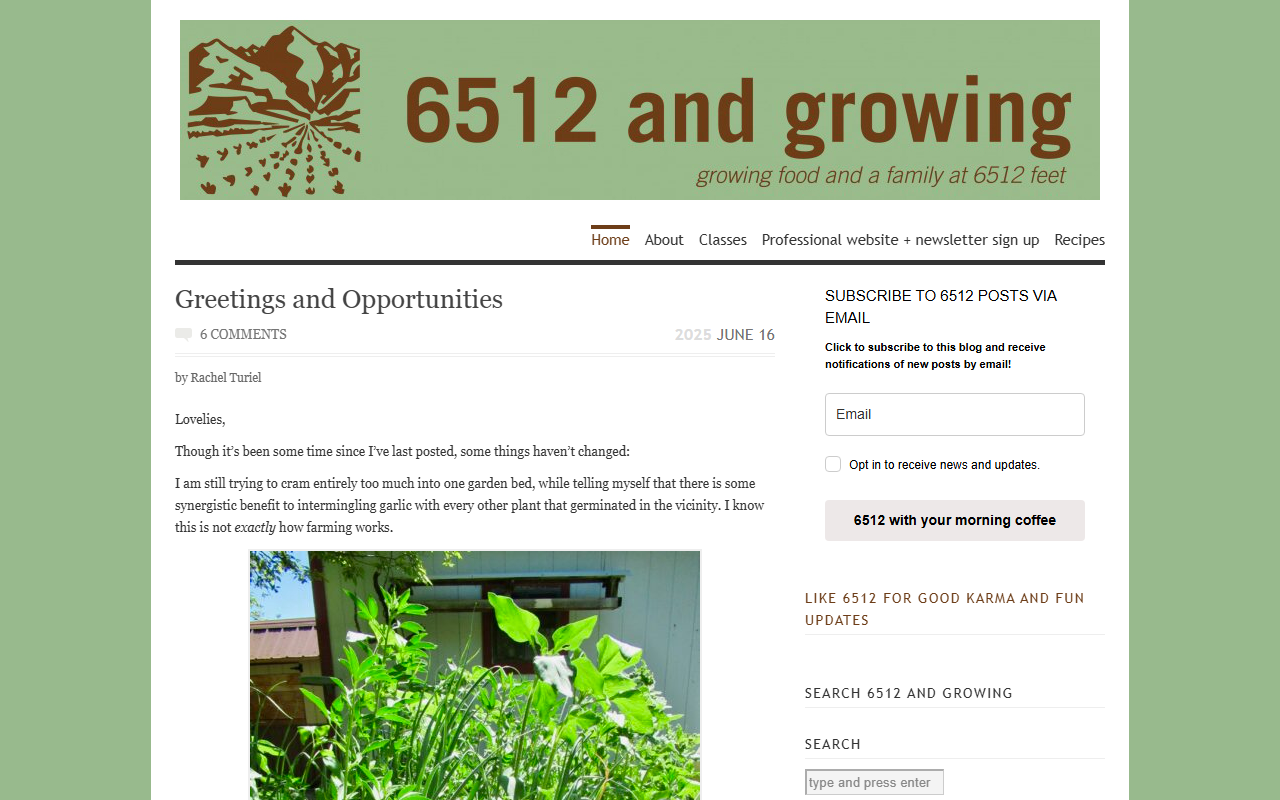 6512andgrowing.com screenshot