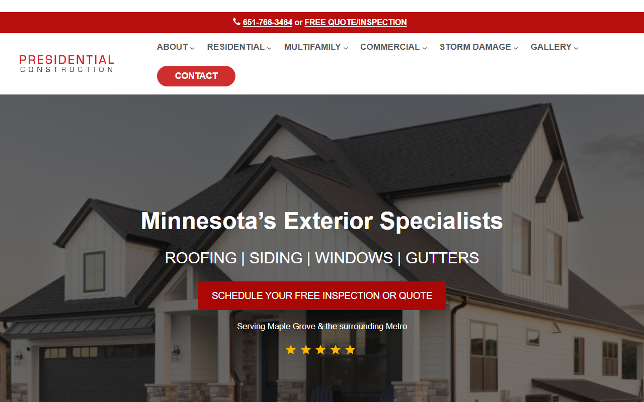 651roofing.com screenshot