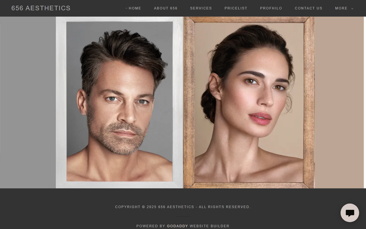 656aesthetics.com screenshot