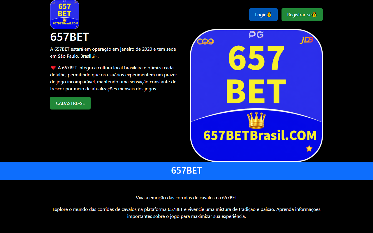 657betbrasil.com screenshot
