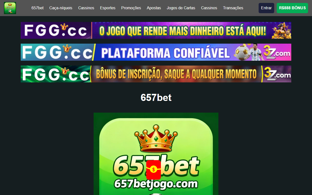 657betjogo.com screenshot