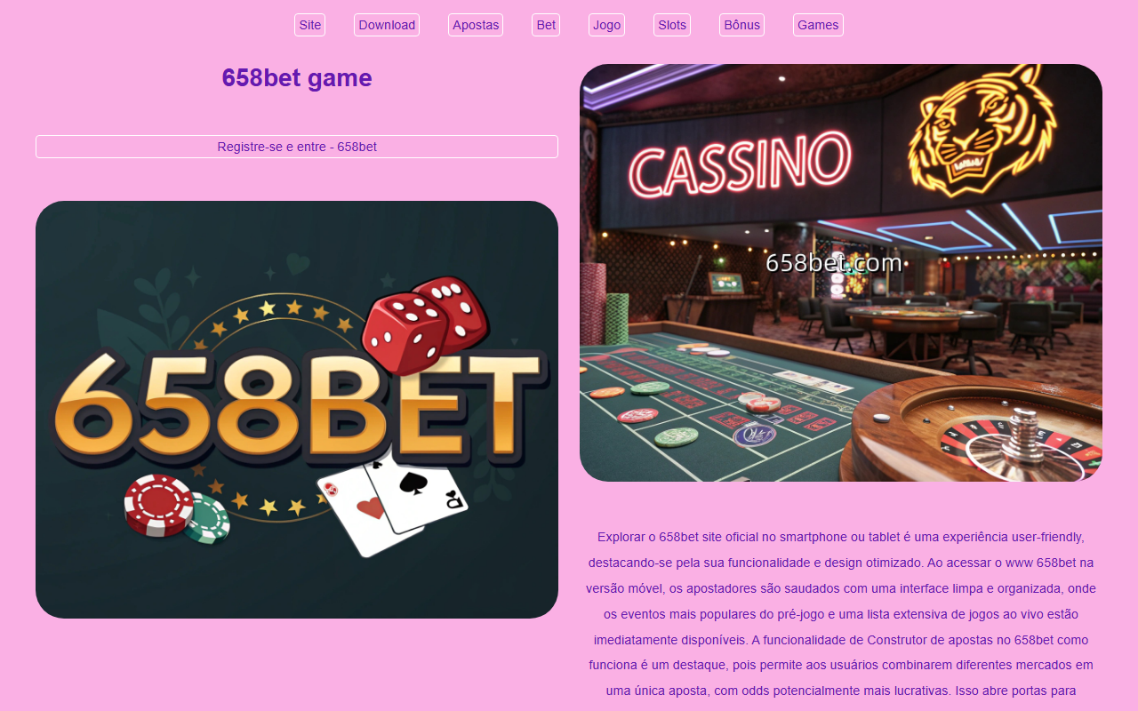 658betgame.com screenshot