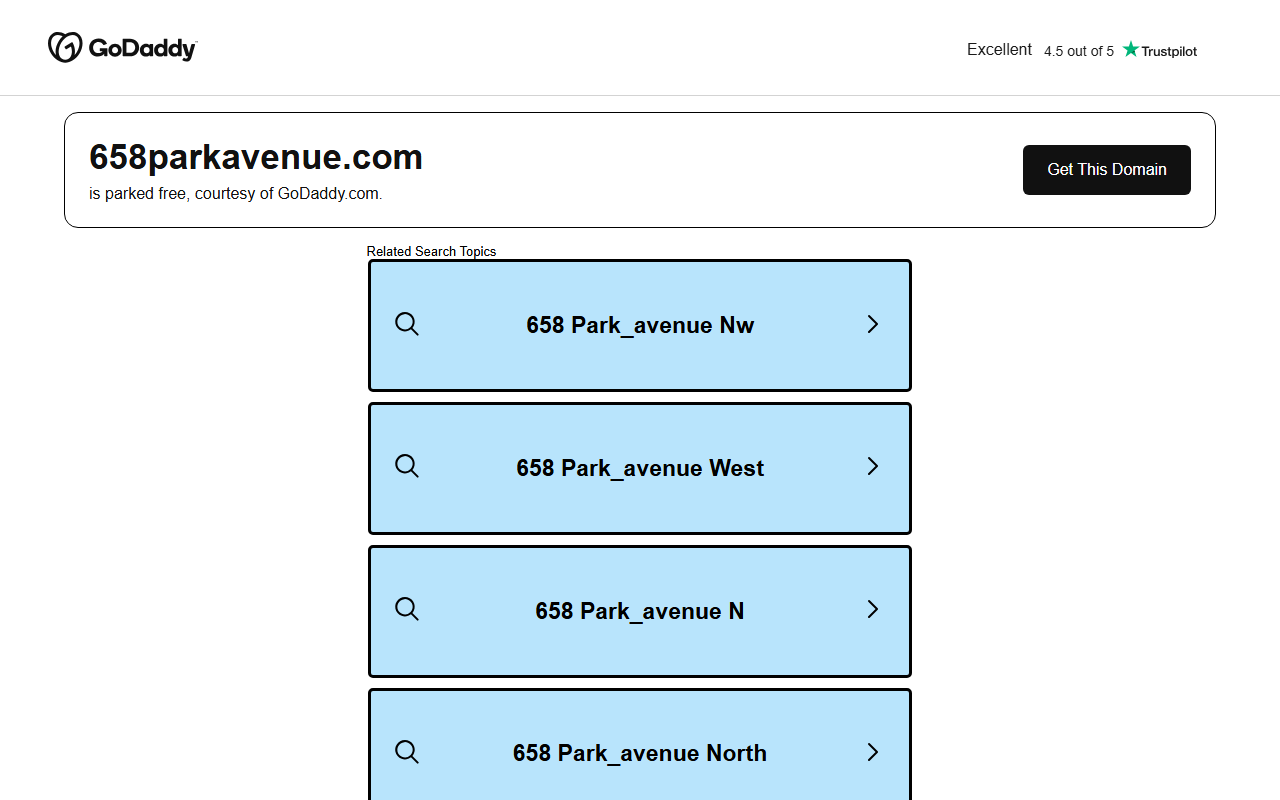 658parkavenue.com screenshot