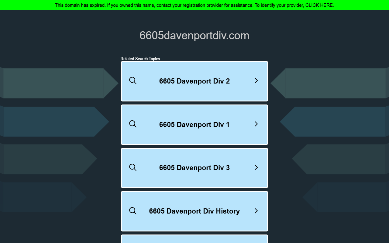 6605davenportdiv.com screenshot