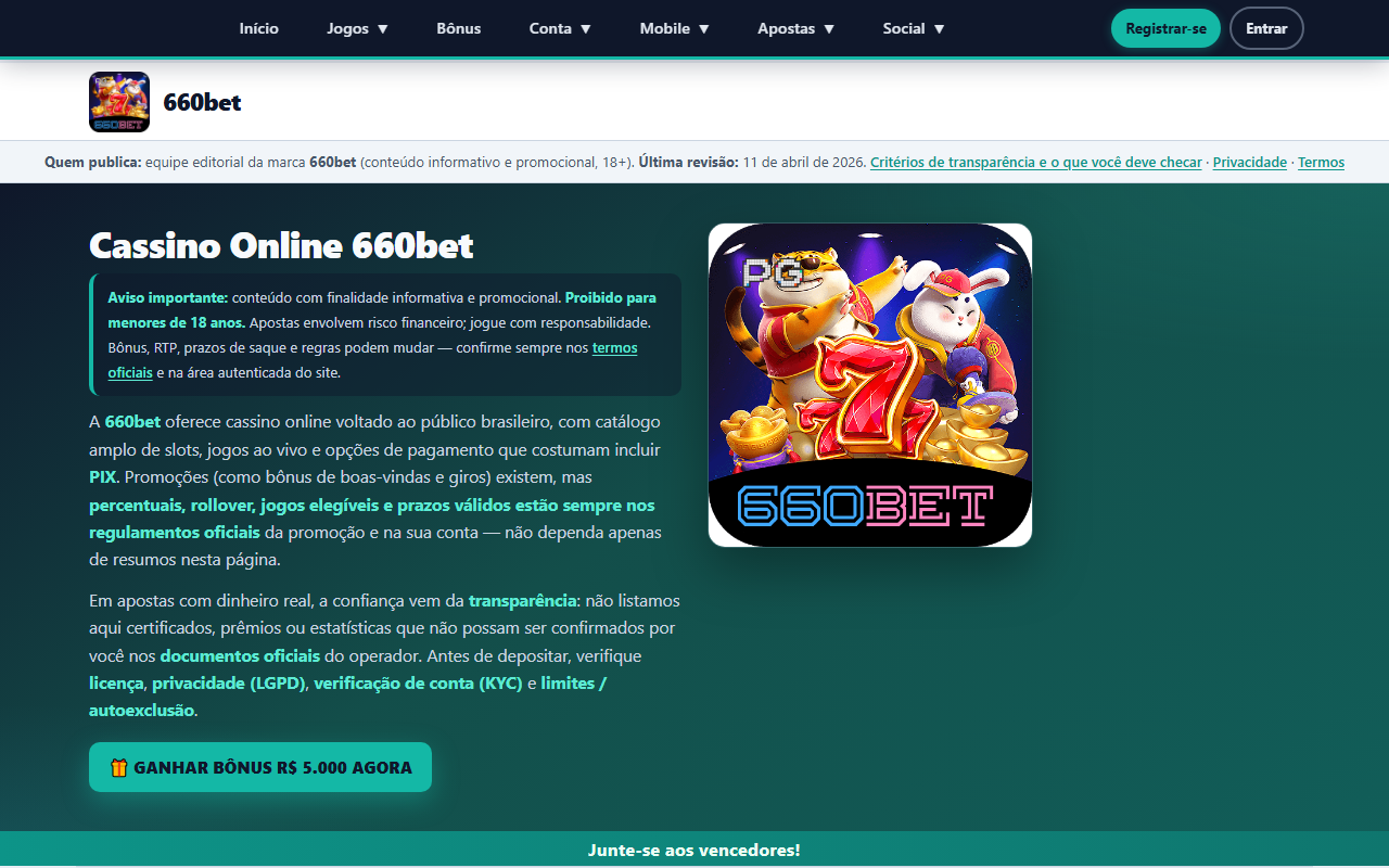 660betslots.com screenshot