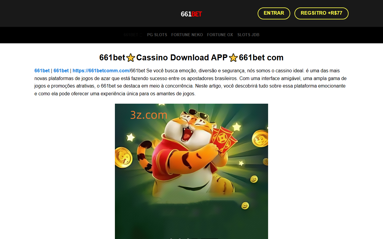 661betcomm.com screenshot
