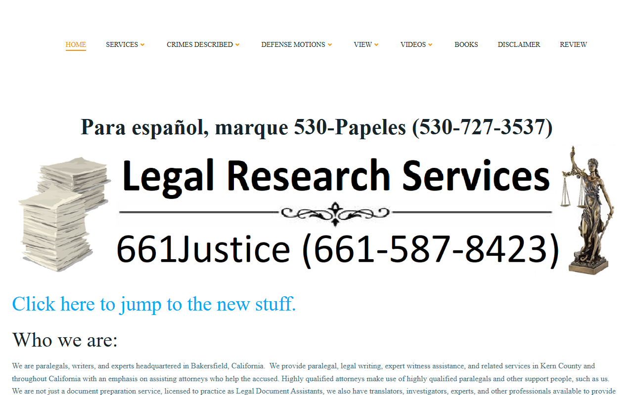 661justice.com screenshot