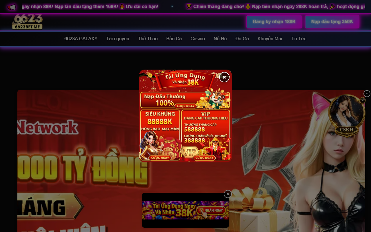 6623agalaxyvn.com screenshot