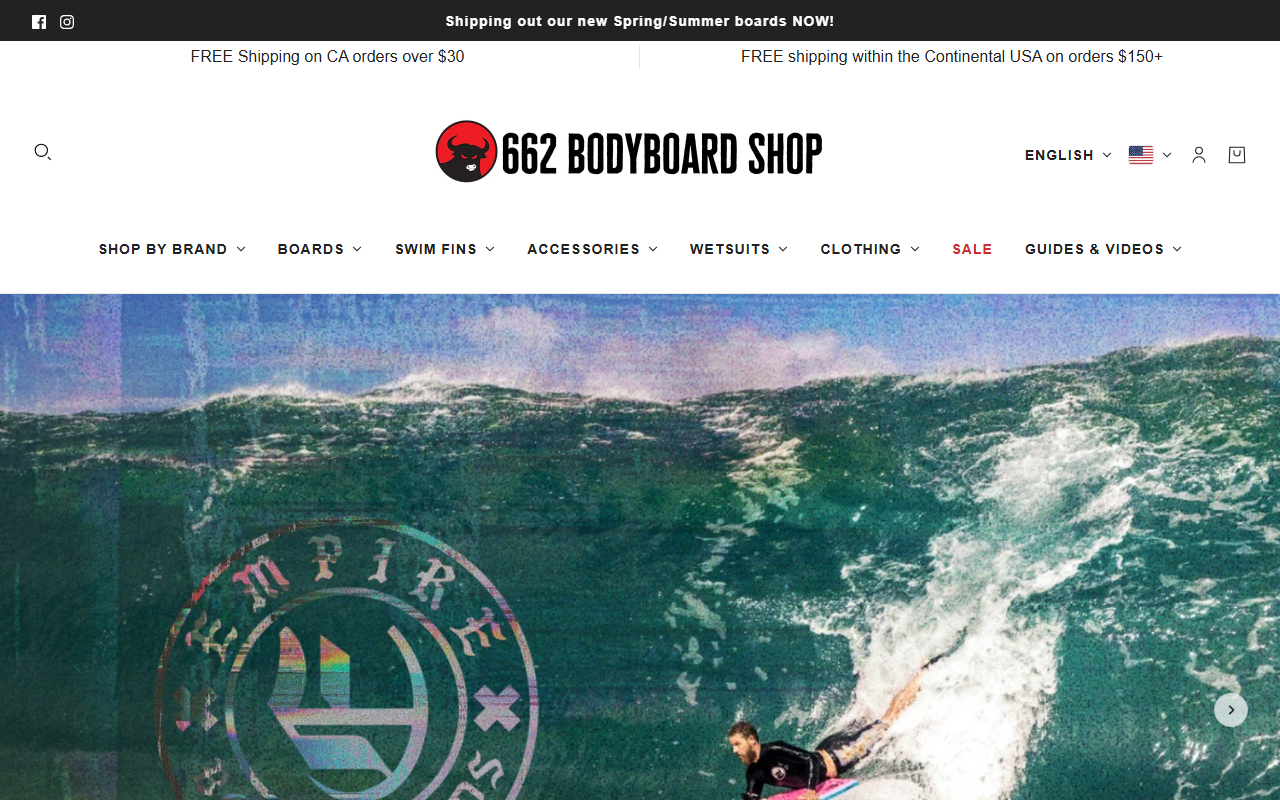 662bodyboards.com screenshot