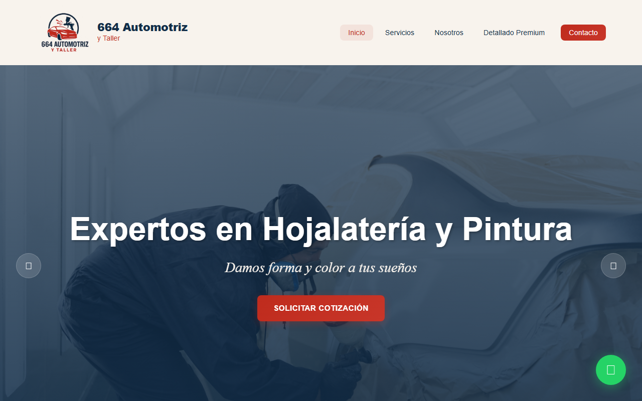 664automotriz.com screenshot