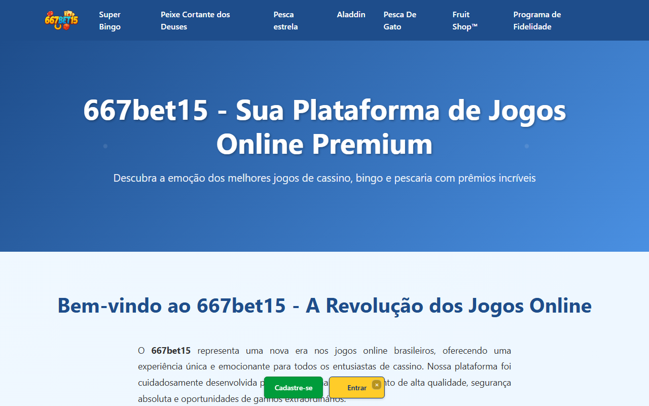 667bet15bet.com screenshot