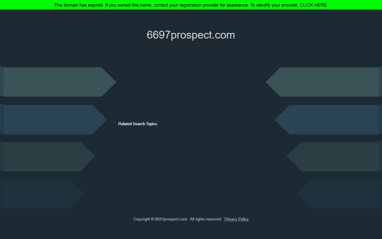 6697prospect.com screenshot