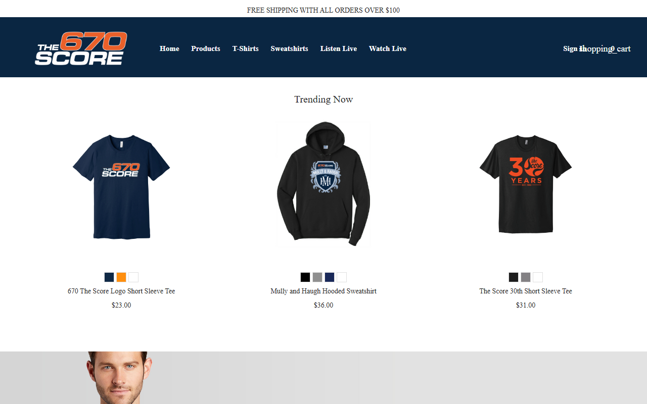 670thescoreshop.com screenshot