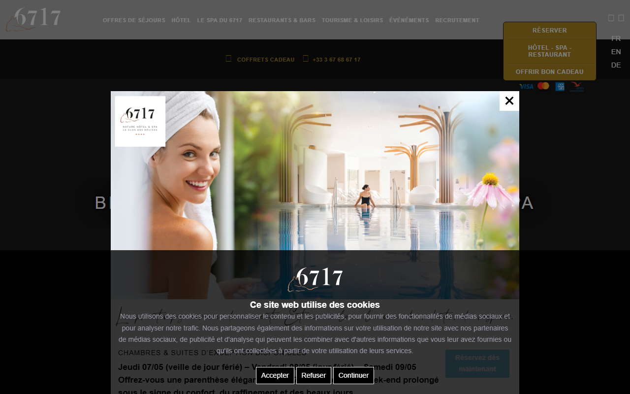 6717hotels.com screenshot