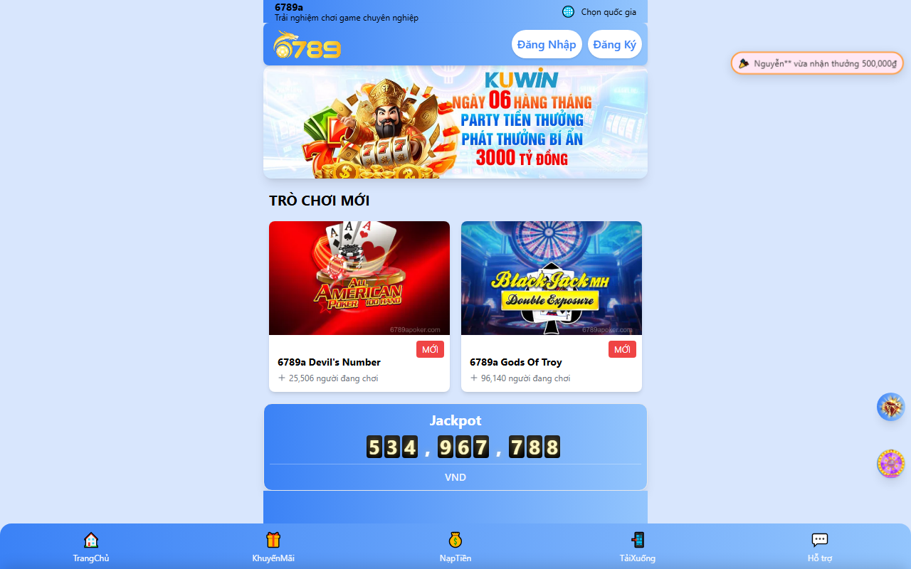 6789apoker.com screenshot