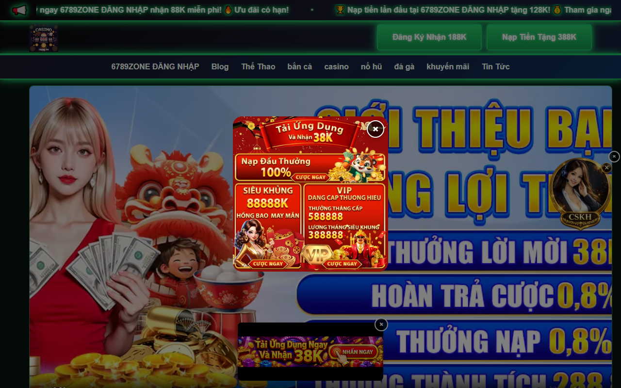 6789zoneloginbet.com screenshot