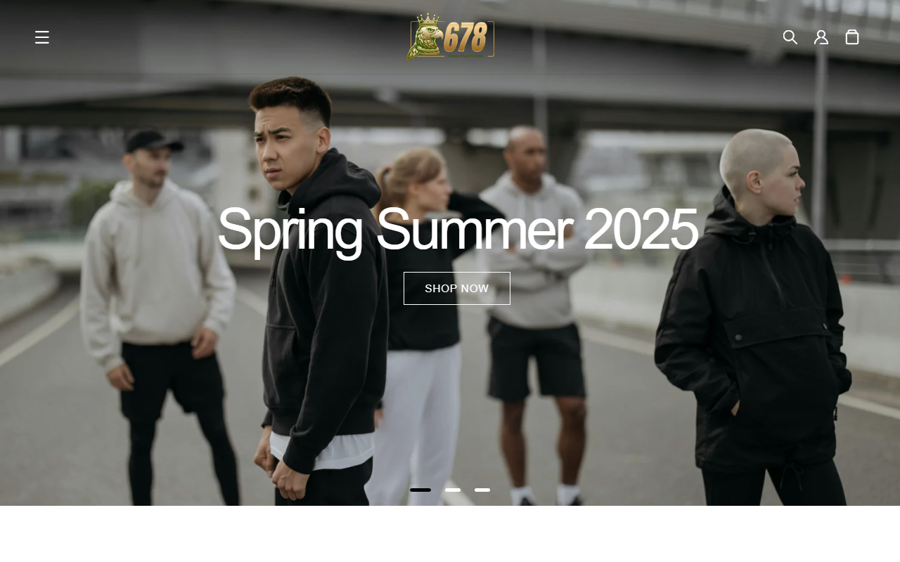 678clothing.com screenshot