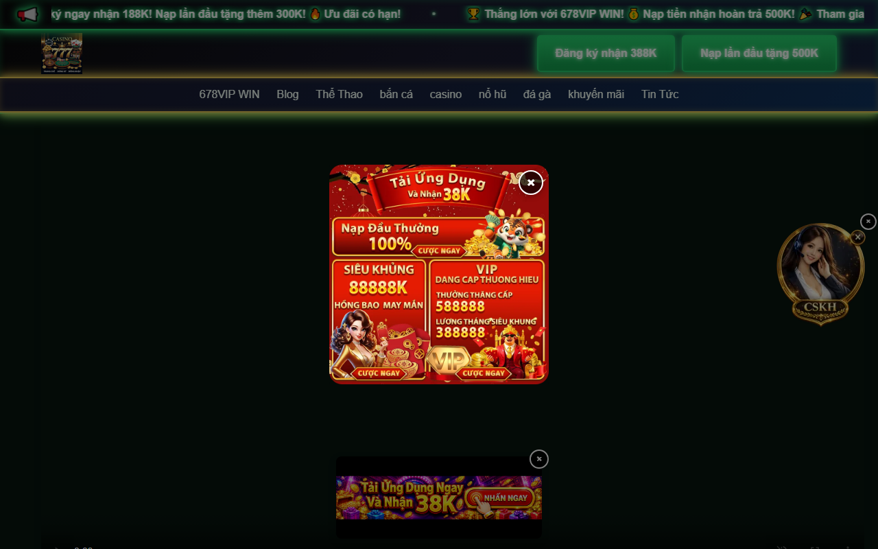 678vipslot.com screenshot