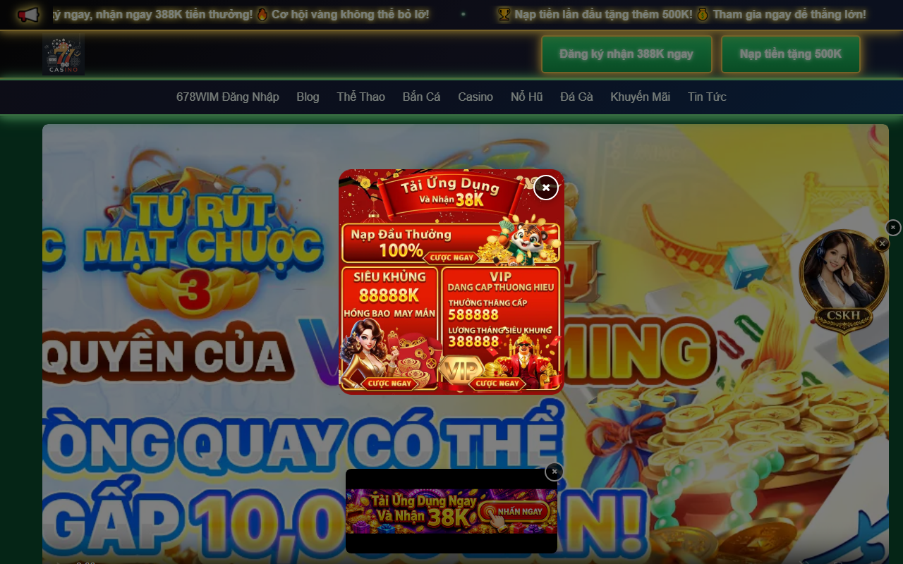 678wimloginbet.com screenshot