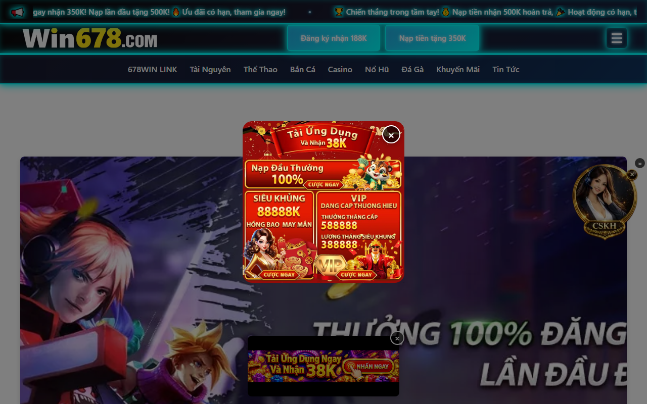 678winlinkbet.com screenshot